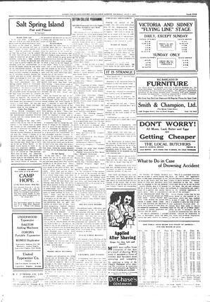Sidney And Islands Review Thu, July 7, 1921 (Page 5)