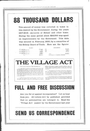 Sidney And Islands Review Thu, April 21, 1921 (Page 8)