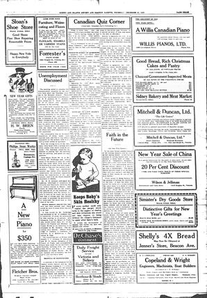 Sidney And Islands Review Thu, December 30, 1920 (Page 3)