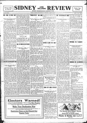 Sidney And Islands Review Thu, June 17, 1920 (Page 1)