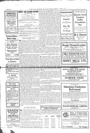 Sidney And Islands Review Thu, October 2, 1919 (Page 4)