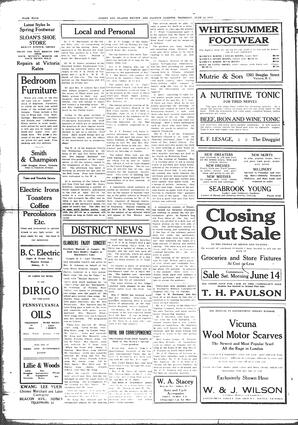 Sidney And Islands Review Thu, June 12, 1919 (Page 4)