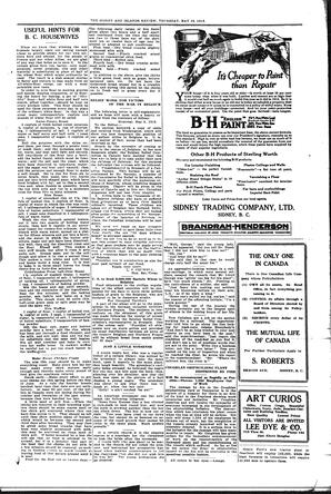 Sidney And Islands Review Thu, May 16, 1918 (Page 3)
