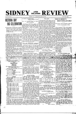 Sidney And Islands Review Thu, May 16, 1918 (Page 1)