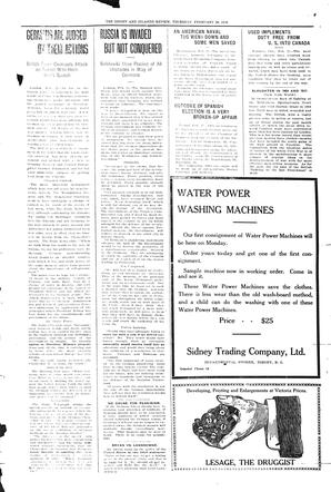 Sidney And Islands Review Thu, February 28, 1918 (Page 3)
