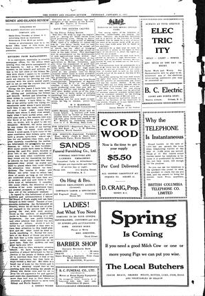 Sidney And Islands Review Thu, January 31, 1918 (Page 2)
