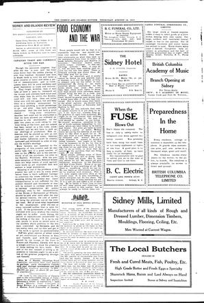 Sidney And Islands Review Thu, August 16, 1917 (Page 2)