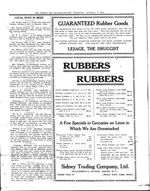 Sidney And Islands Review Wed, January 3, 1917 (Page 4)