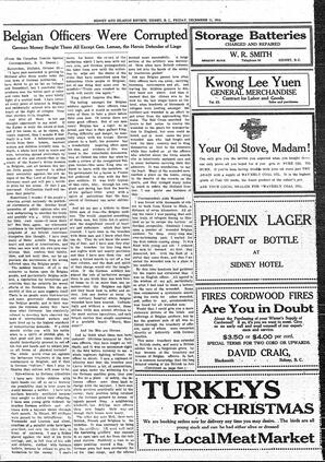 Sidney And Islands Review Fri, December 11, 1914 (Page 2)