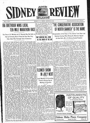 Sidney And Islands Review Fri, January 23, 1914 (Page 1)
