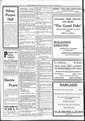 Sidney And Islands Review Fri, November 7, 1913 (Page 2)