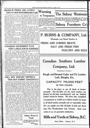 Sidney And Islands Review Fri, September 5, 1913 (Page 6)