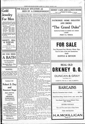 Sidney And Islands Review Fri, August 8, 1913 (Page 5)