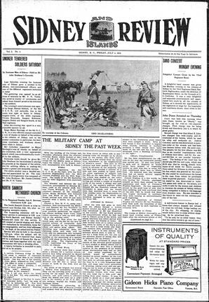 Sidney And Islands Review Fri, July 4, 1913 (Page 1)