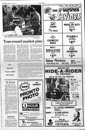 The Sidney Review Wed, September 22, 1982 (Page 3)