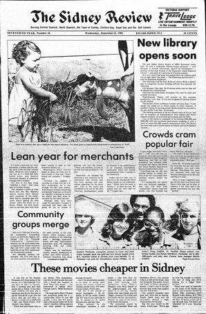 The Sidney Review Wed, September 8, 1982 (Page 1)