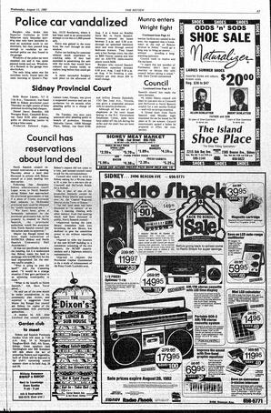 The Sidney Review Wed, August 11, 1982 (Page 3)