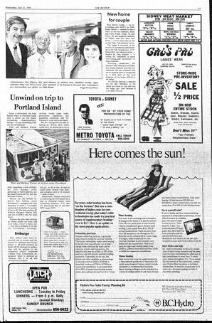 The Sidney Review Wed, July 21, 1982 (Page 5)
