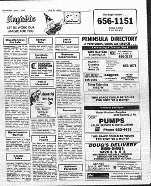 The Sidney Review Wed, April 7, 1982 (Page 21)
