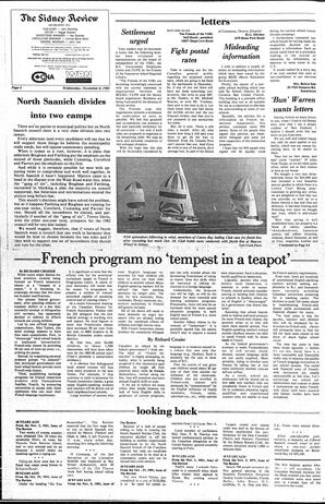 The Sidney Review Wed, November 4, 1981 (Page 4)