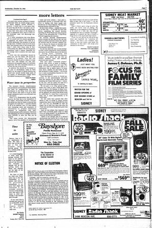 The Sidney Review Wed, October 14, 1981 (Page 5)