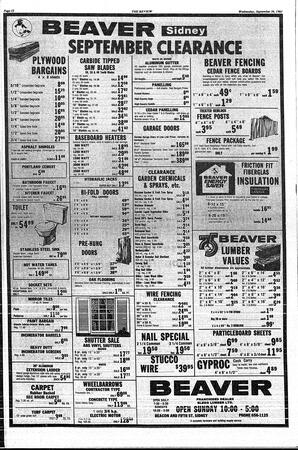 The Sidney Review Wed, September 16, 1981 (Page 12)