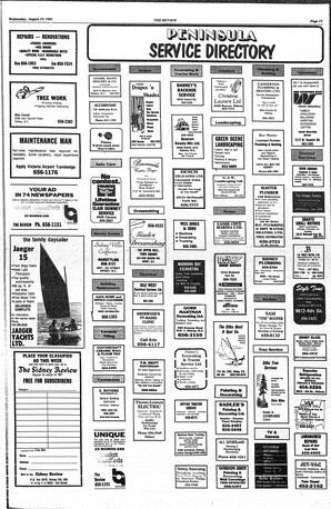 The Sidney Review Wed, August 19, 1981 (Page 15)