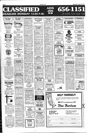 The Sidney Review Wed, August 19, 1981 (Page 14)