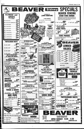 The Sidney Review Wed, August 12, 1981 (Page 20)