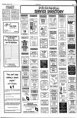 The Sidney Review Wed, August 12, 1981 (Page 19)