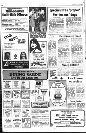 The Sidney Review Wed, July 29, 1981 (Page 2)