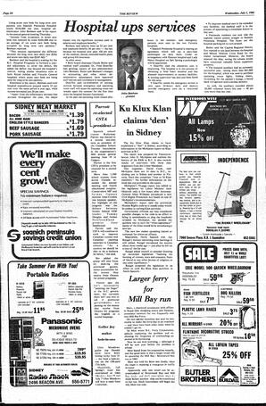 The Sidney Review Wed, July 1, 1981 (Page 20)