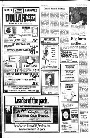 The Sidney Review Wed, March 4, 1981 (Page 6)