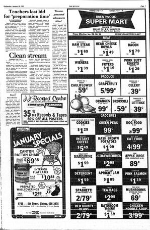 The Sidney Review Wed, January 28, 1981 (Page 3)