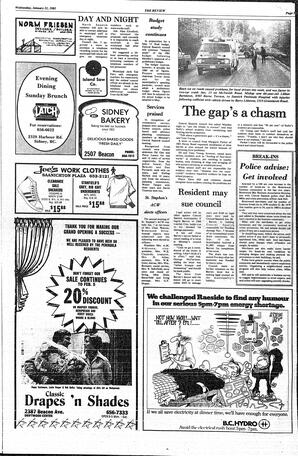 The Sidney Review Wed, January 14, 1981 (Page 13)
