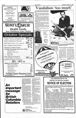 The Sidney Review Wed, October 15, 1980 (Page 10)