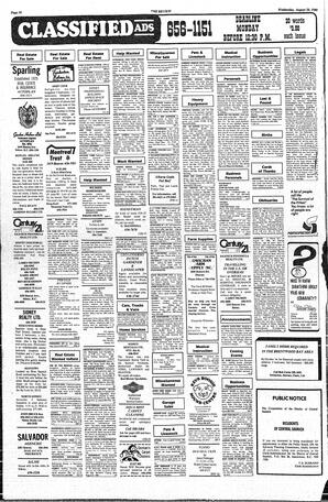 The Sidney Review Wed, August 20, 1980 (Page 10)
