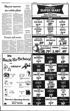 The Sidney Review Wed, August 20, 1980 (Page 3)