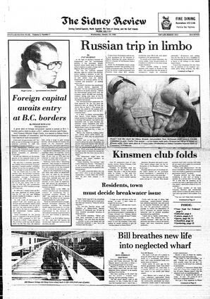 The Sidney Review Wed, January 30, 1980 (Page 1)