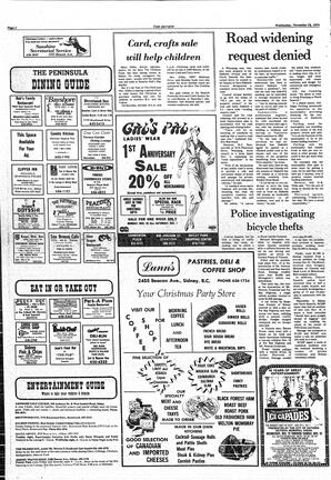 The Sidney Review Wed, November 28, 1979 (Page 2)
