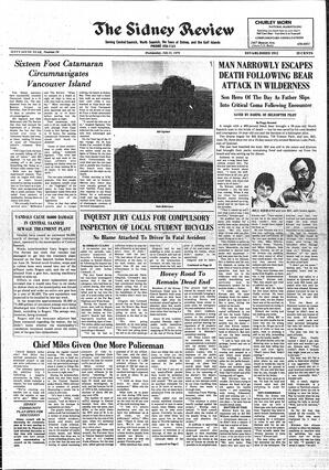 The Sidney Review Wed, July 11, 1979 (Page 1)