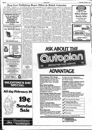 The Sidney Review Wed, February 7, 1979 (Page 10)