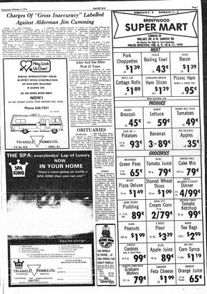 The Sidney Review Wed, February 7, 1979 (Page 3)