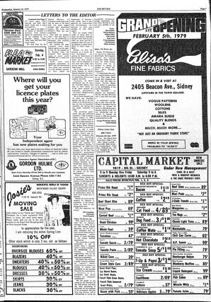 The Sidney Review Wed, January 31, 1979 (Page 5)