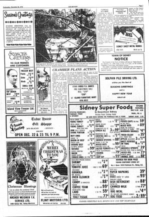 The Sidney Review Wed, December 20, 1978 (Page 7)