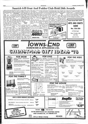 The Sidney Review Wed, November 22, 1978 (Page 8)