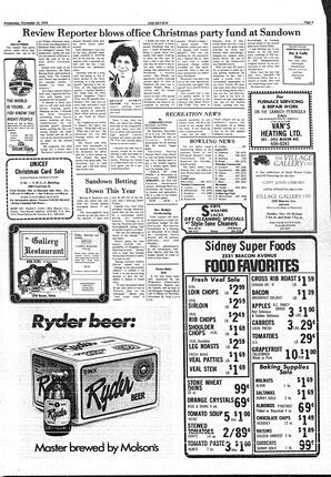 The Sidney Review Wed, November 15, 1978 (Page 9)