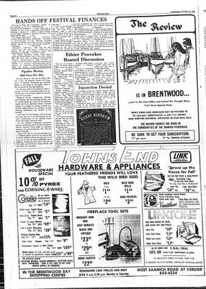The Sidney Review Wed, October 25, 1978 (Page 16)