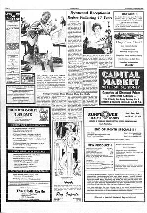 The Sidney Review Wed, August 30, 1978 (Page 6)