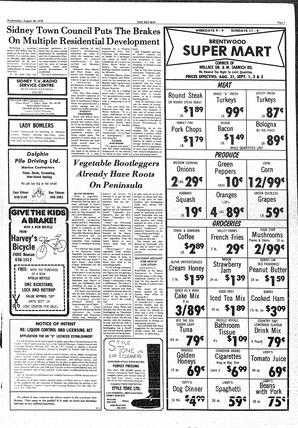 The Sidney Review Wed, August 30, 1978 (Page 3)